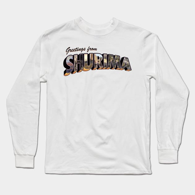 Greetings from shurima vintage Long Sleeve T-Shirt by Scrapyardigan